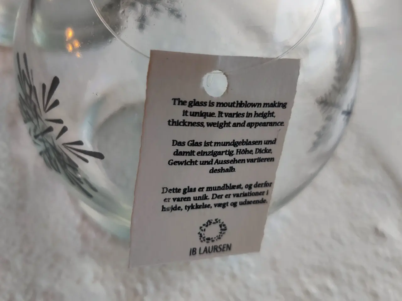 Billede 2 - Ib Laursen Glasvaser med Snefnug