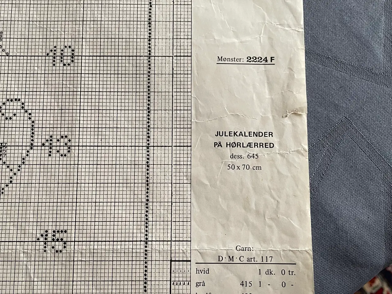 Billede 1 - Odense Broderi 2224F julekalender mønster