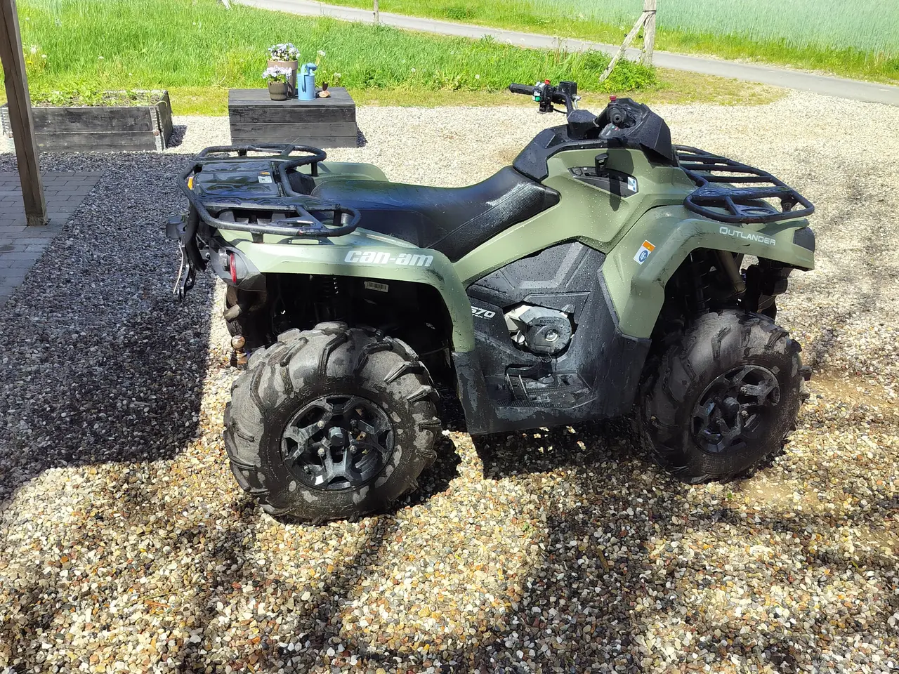 Billede 3 - Fin velholdt Can Am 570/650 ccm privat traktor