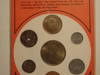 1968 Danmark møntsæt Coons of Denmark