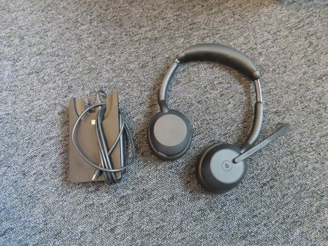 Billede 1 - Headset JABRA Dji Evolve2 55 med ladestand (med dongle)