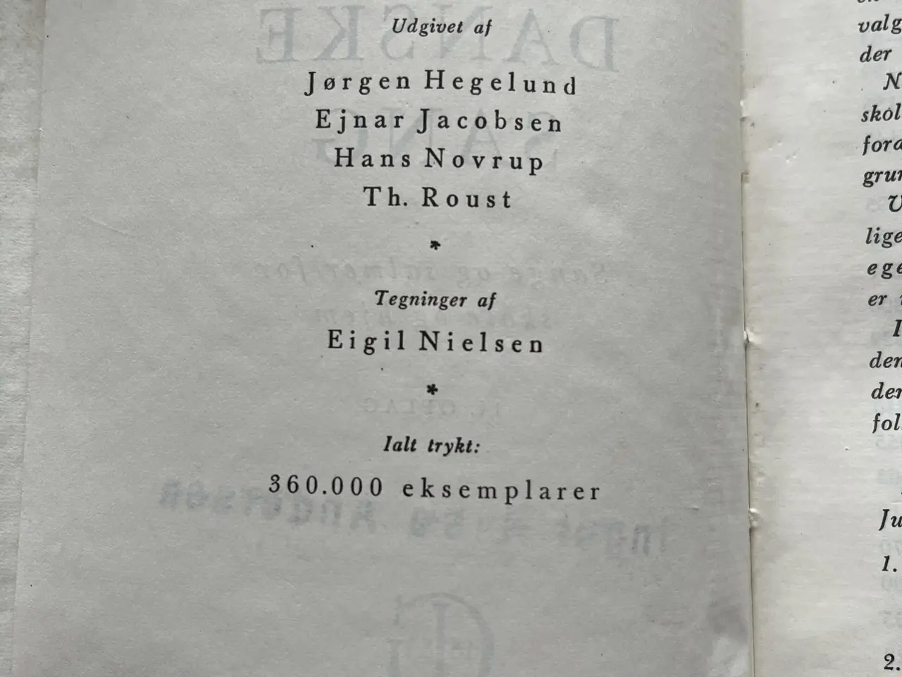 Billede 3 - Den danske Sang 1960. Giv bud.