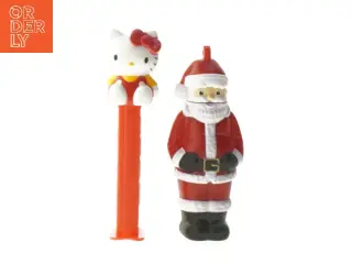 Hello Kitty og julemand Pez dispensere fra PEZ (str. 11 cm)