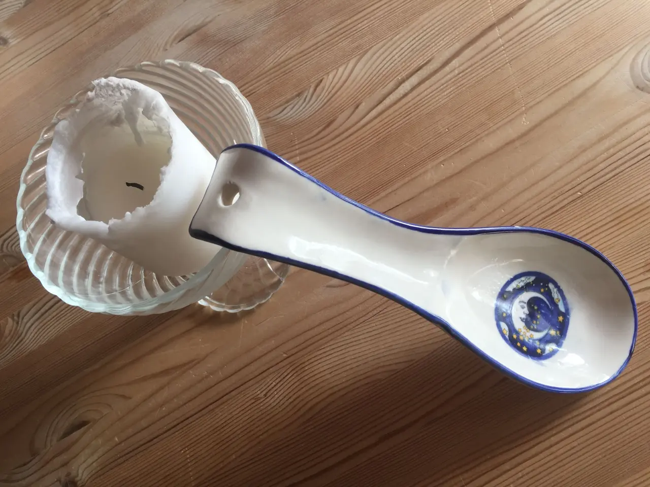 Billede 1 - Stor flot smageske i keramik, helt ny