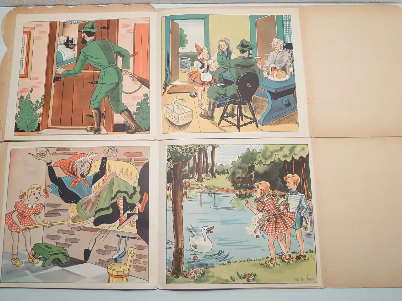 Billede 5 - Hans og Grete og Rødhætte, Brødrene Grimm. Ca 1940