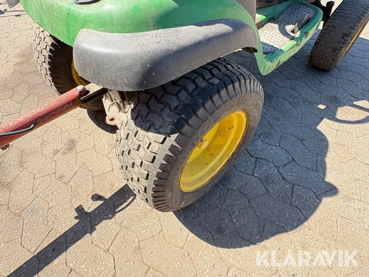 Billede 12 - Havetraktor John Deere X140 med vogn