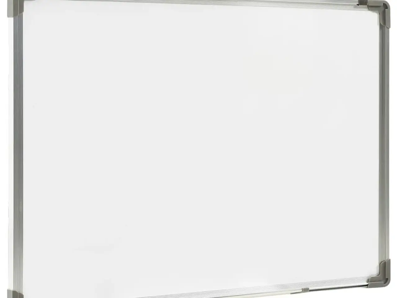 Billede 3 - Magnetisk whiteboard 70 × 50 cm - væghængt tavle i stål, hvid