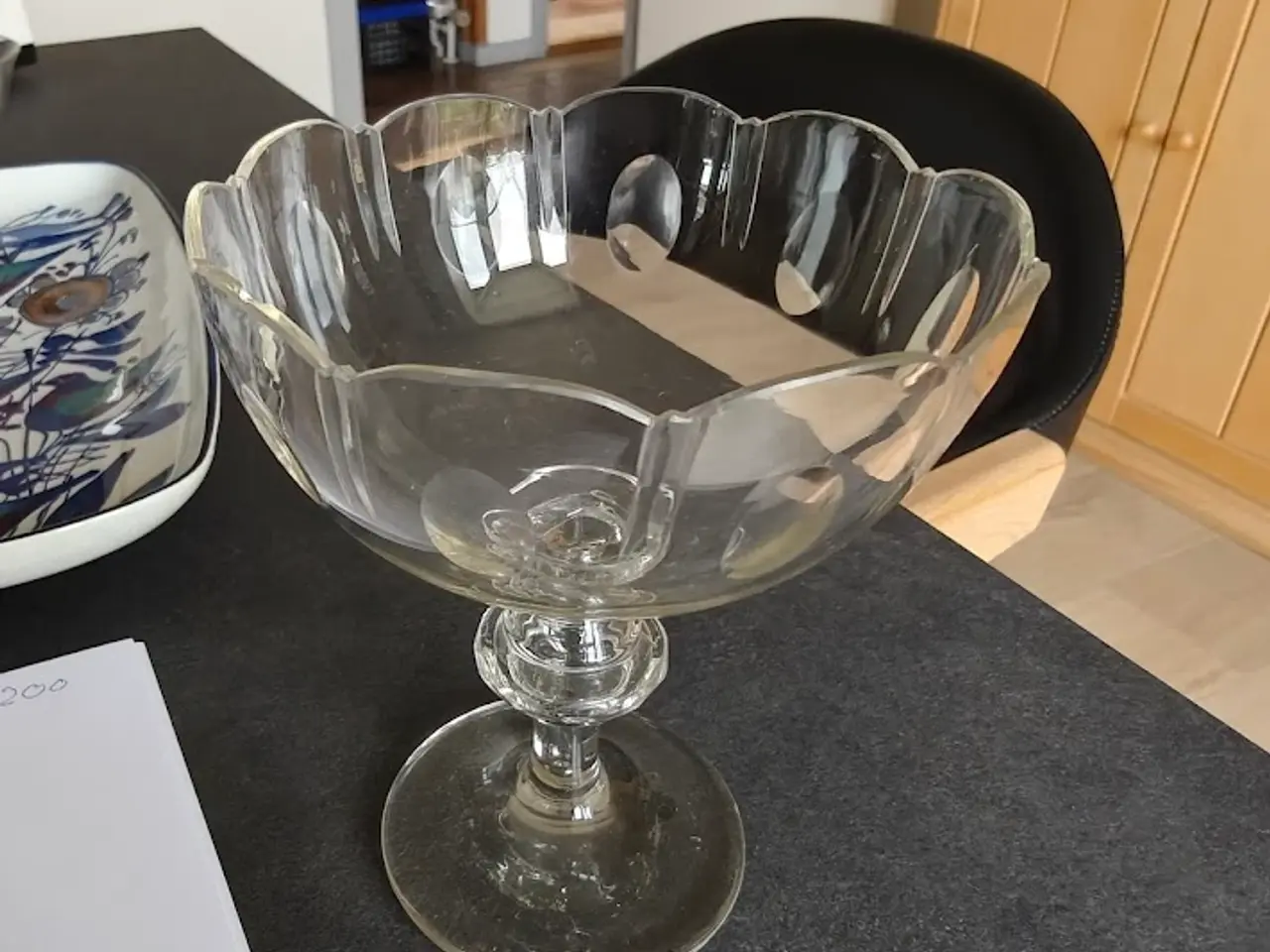 Billede 1 - glasskål
