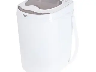 Vaskemaskine topbetjent 3 kg - Adler AD 8055, creme/hvid