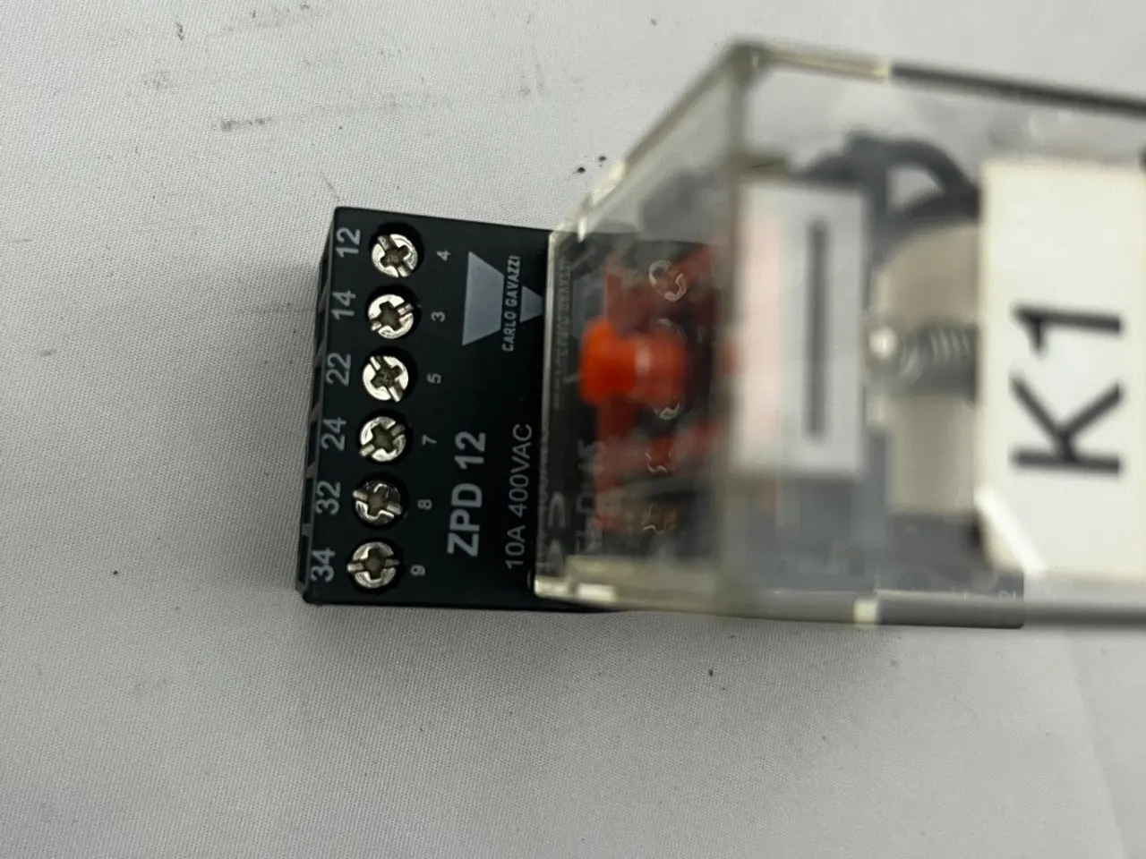Billede 6 - Carlo Gavazzi ZPD 12 & Schrack MT328230 relæ parti