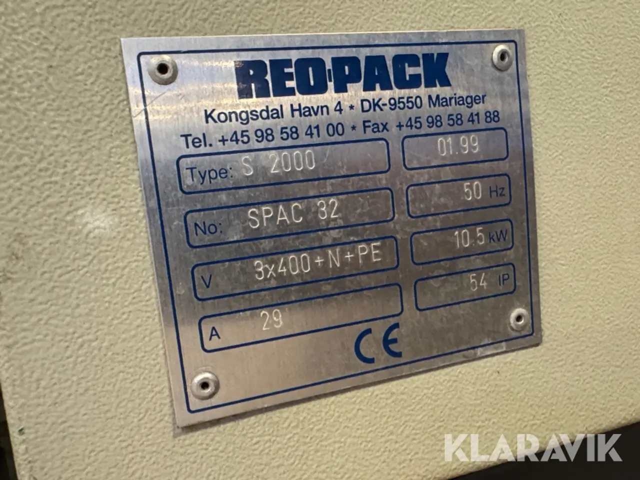 Billede 4 - Foliepakkemaskine Reo Pack S 2000