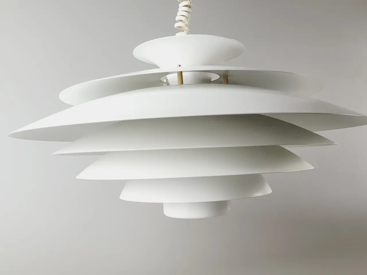 Billede 10 - ⭐️· Flot vintage Form-Light pendel - hvid