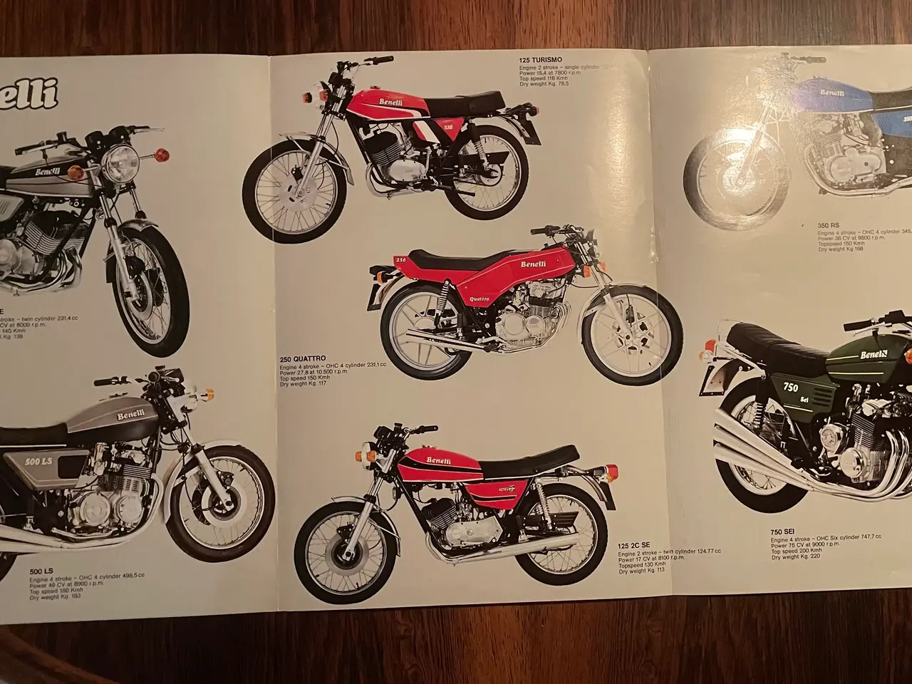 Billede 3 - Benelli brochure gamle