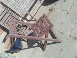 Sammenklappelig  stole