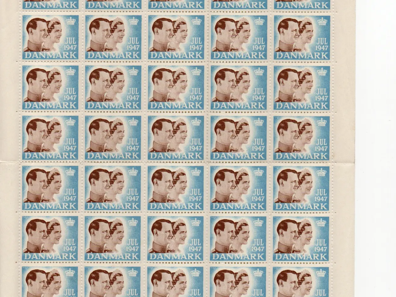 Billede 1 - Juleark helark 1947 DK