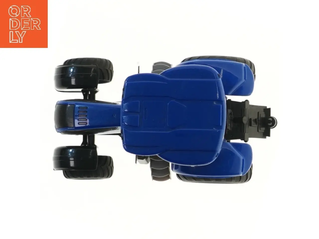 Billede 2 - Lille blå modeltraktor med detaljer (str. 22 cm)