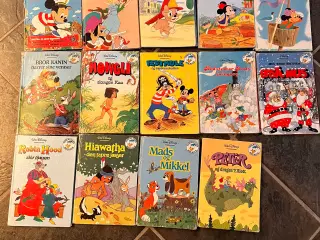 📚 Disney klassikere – 15 flotte samlede bøger