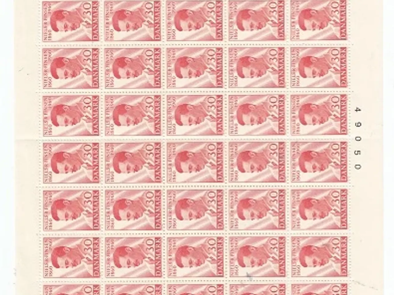 Billede 9 - Ældre danske helark. 10 stk. Postfriske