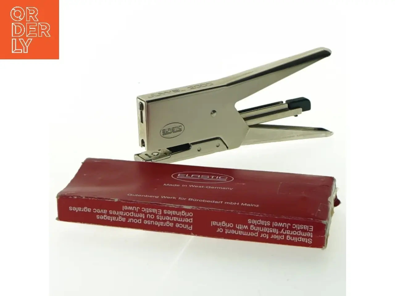 Billede 1 - Hæftemaskine fra Elastic (str. 15x6 cm)