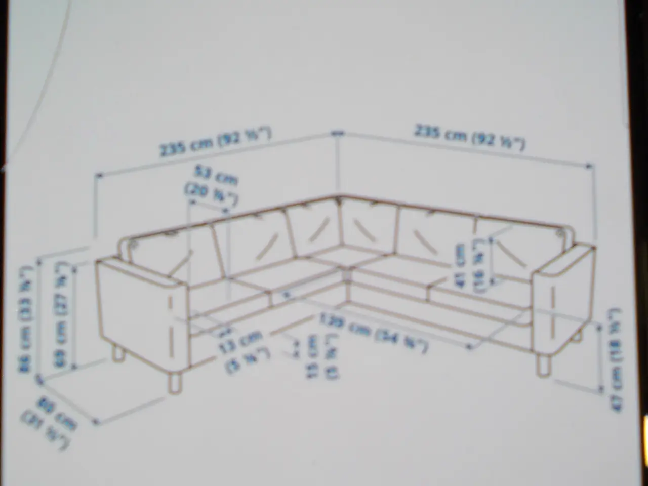 Billede 1 - IKEA Pärup/Pårup hjørnesofa betræk