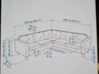 IKEA Pärup/Pårup hjørnesofa betræk