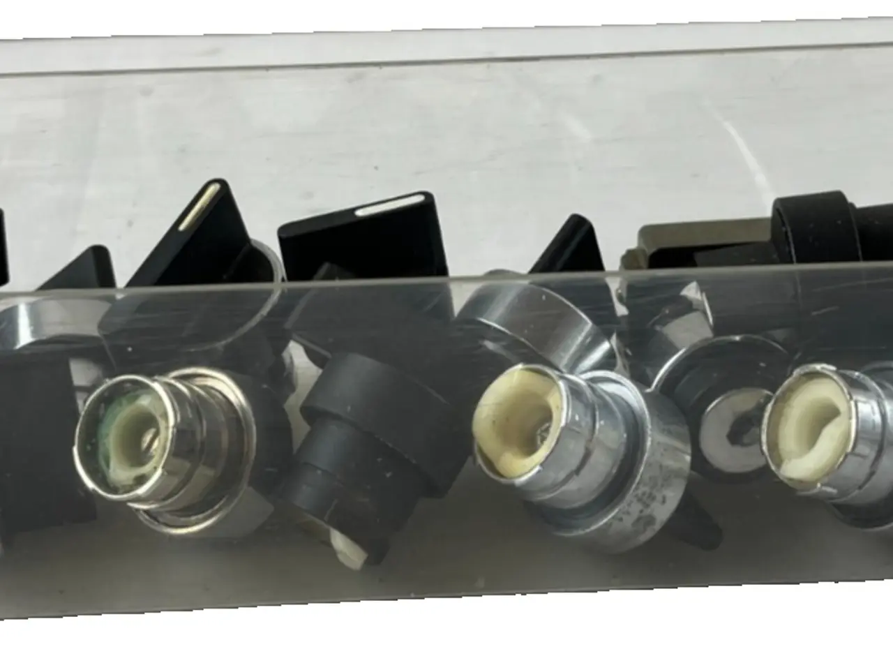 Billede 1 - blandet parti 22mm Rotary Selector kontakt Black