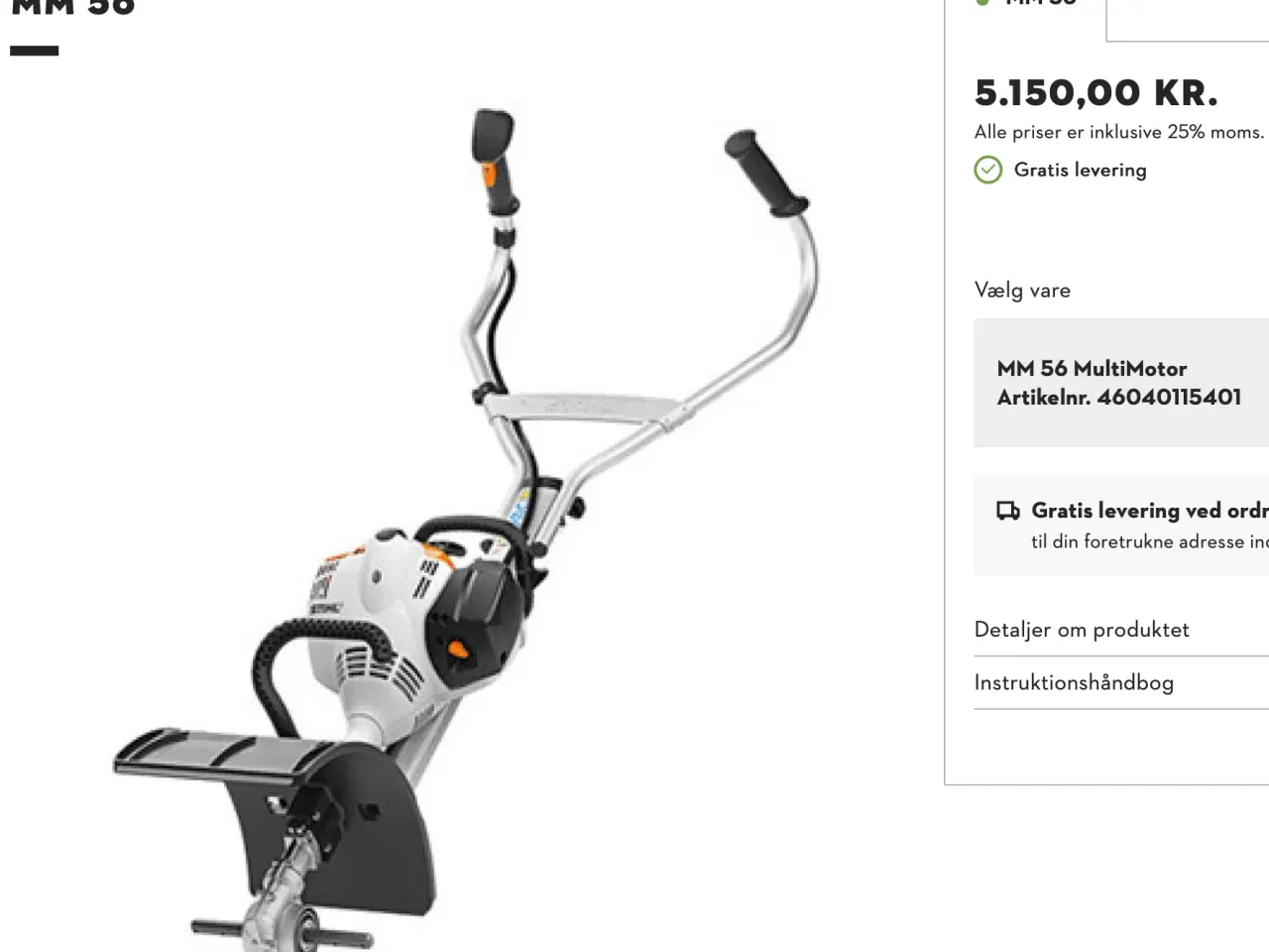 Billede 5 - Stihl Sneryder med børste/ Kantskærer /Kultivator