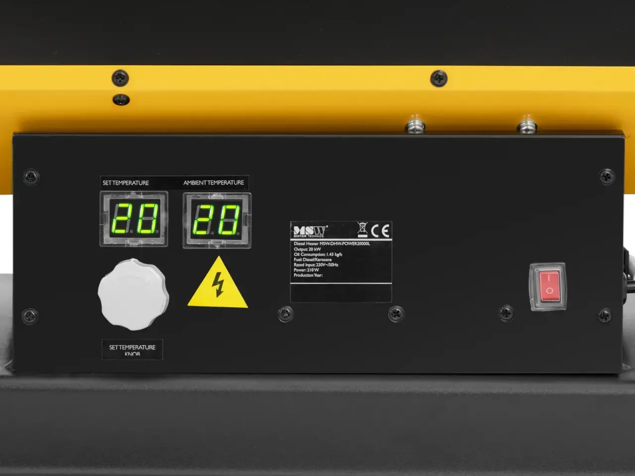 Billede 2 - Diesel-varmekanon – 20 kW – 18 l