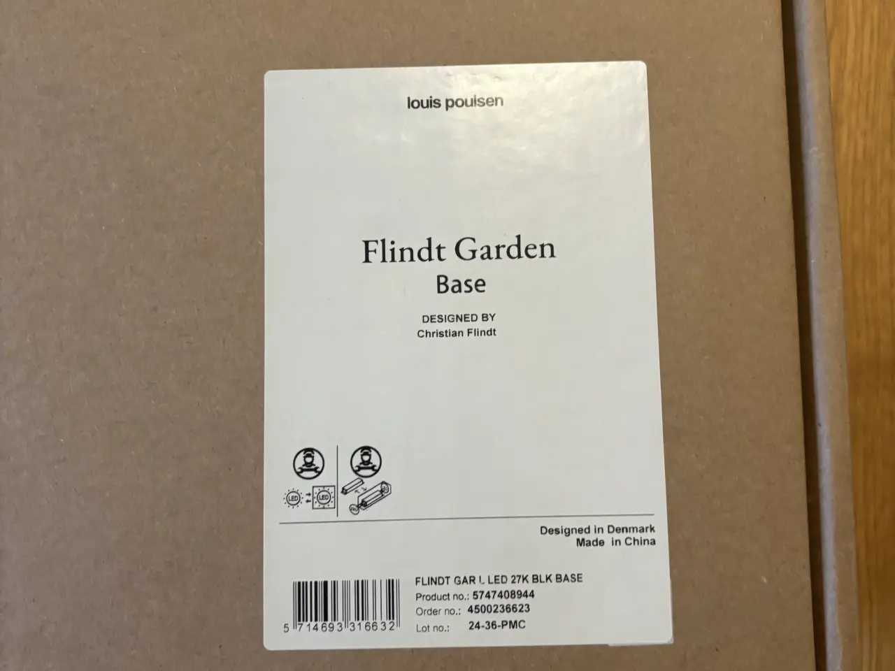 Billede 4 - Louis Poulsen Flindt garden base - sort