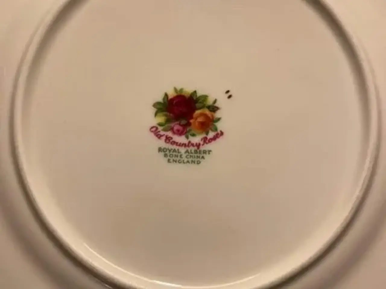 Billede 1 - Landsbyrose kaffestel til 12 personer