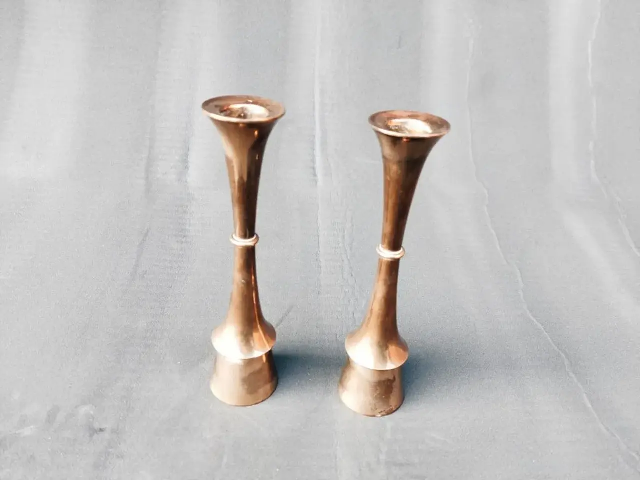 Billede 1 - Messing lysestager