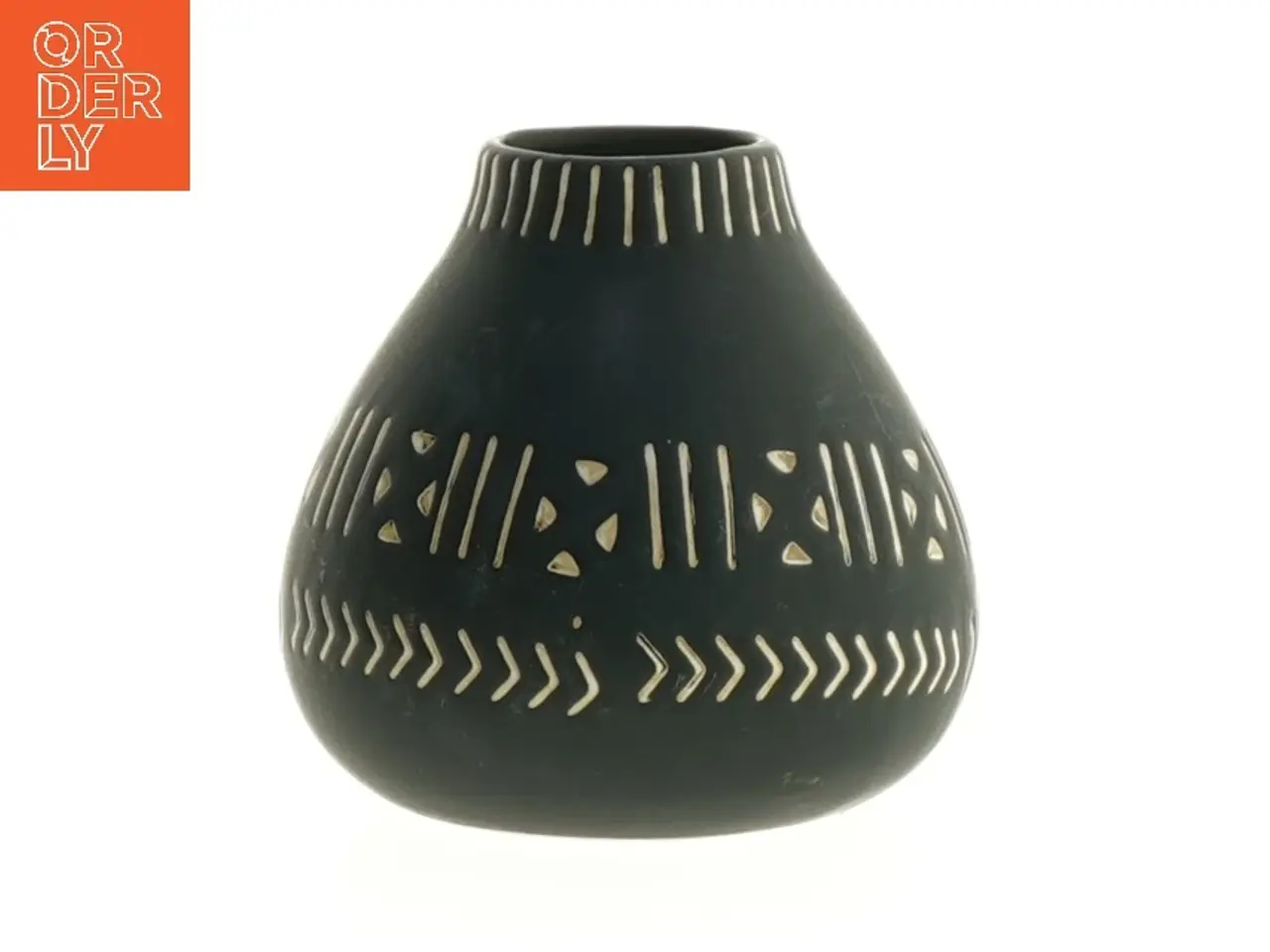 Billede 1 - Keramikvase (str. Ø. 10 cm)