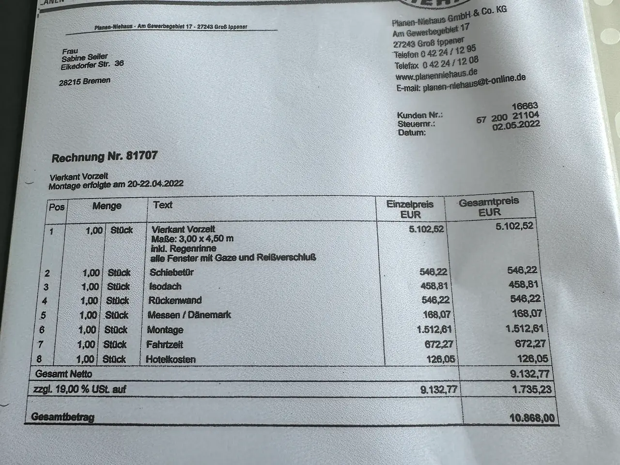Billede 14 - Hobby 350 tb de luxe campingvogn.