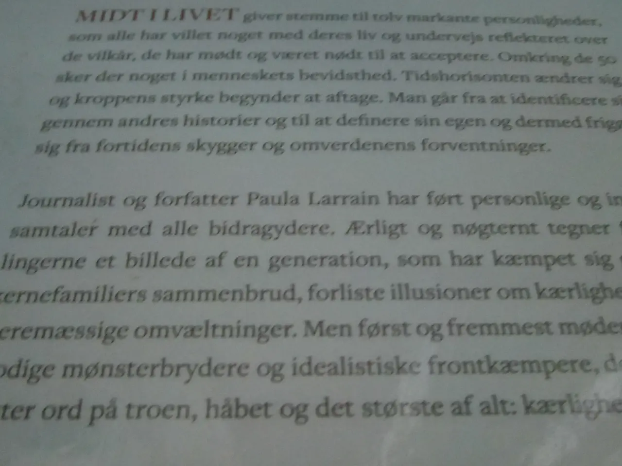 Billede 3 - Paula Larrain. MIDT I LIVET.