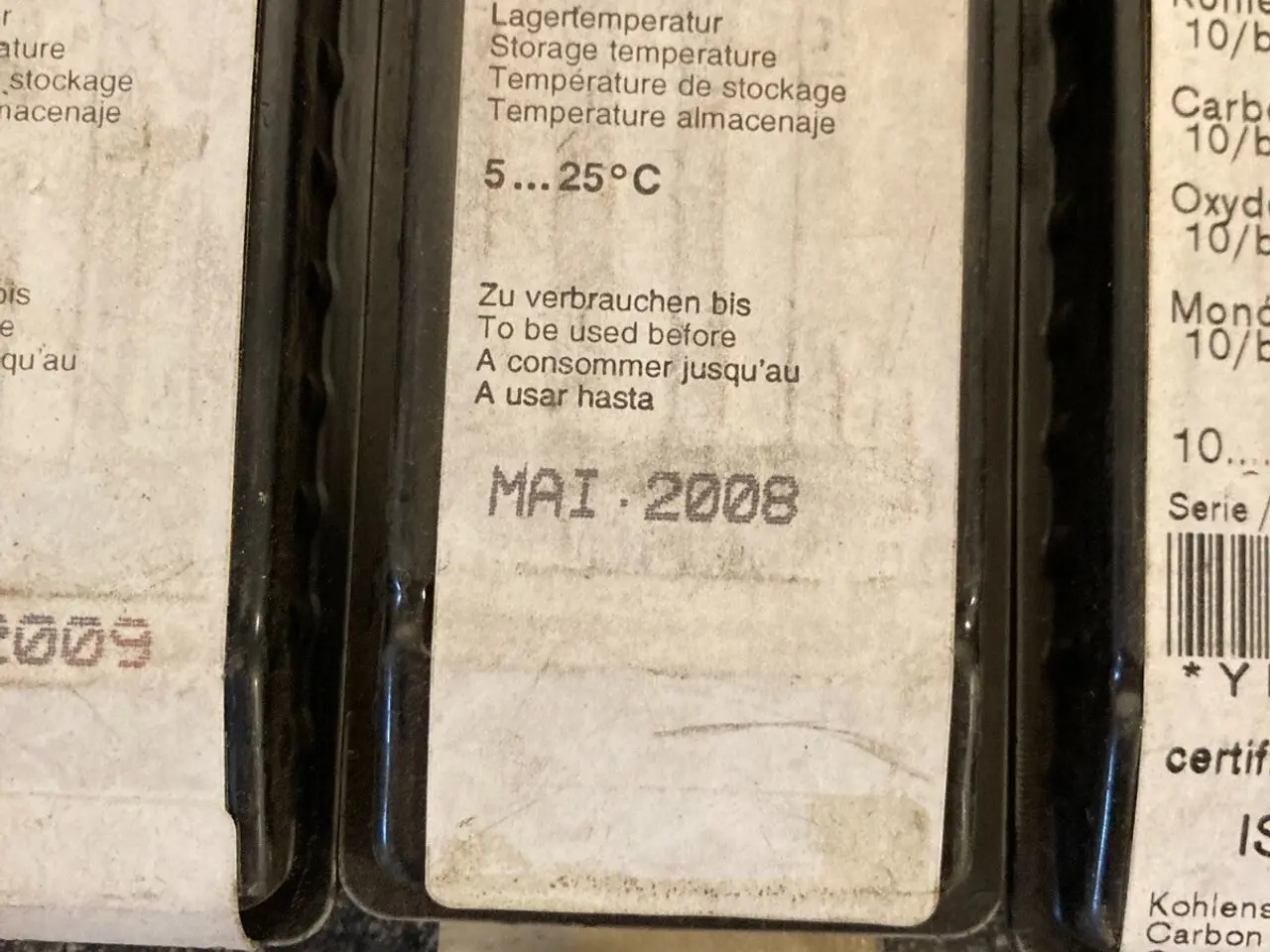 Billede 7 - parti of 5 x 10 Dräger Carbon Monoxide (CO) Test –