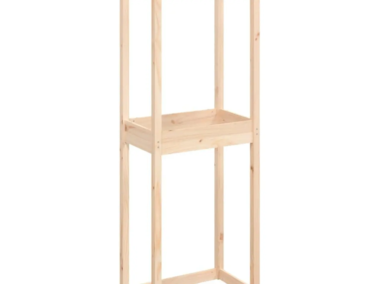 Billede 2 - Dækreol 63x40x180 cm massivt fyrretræ