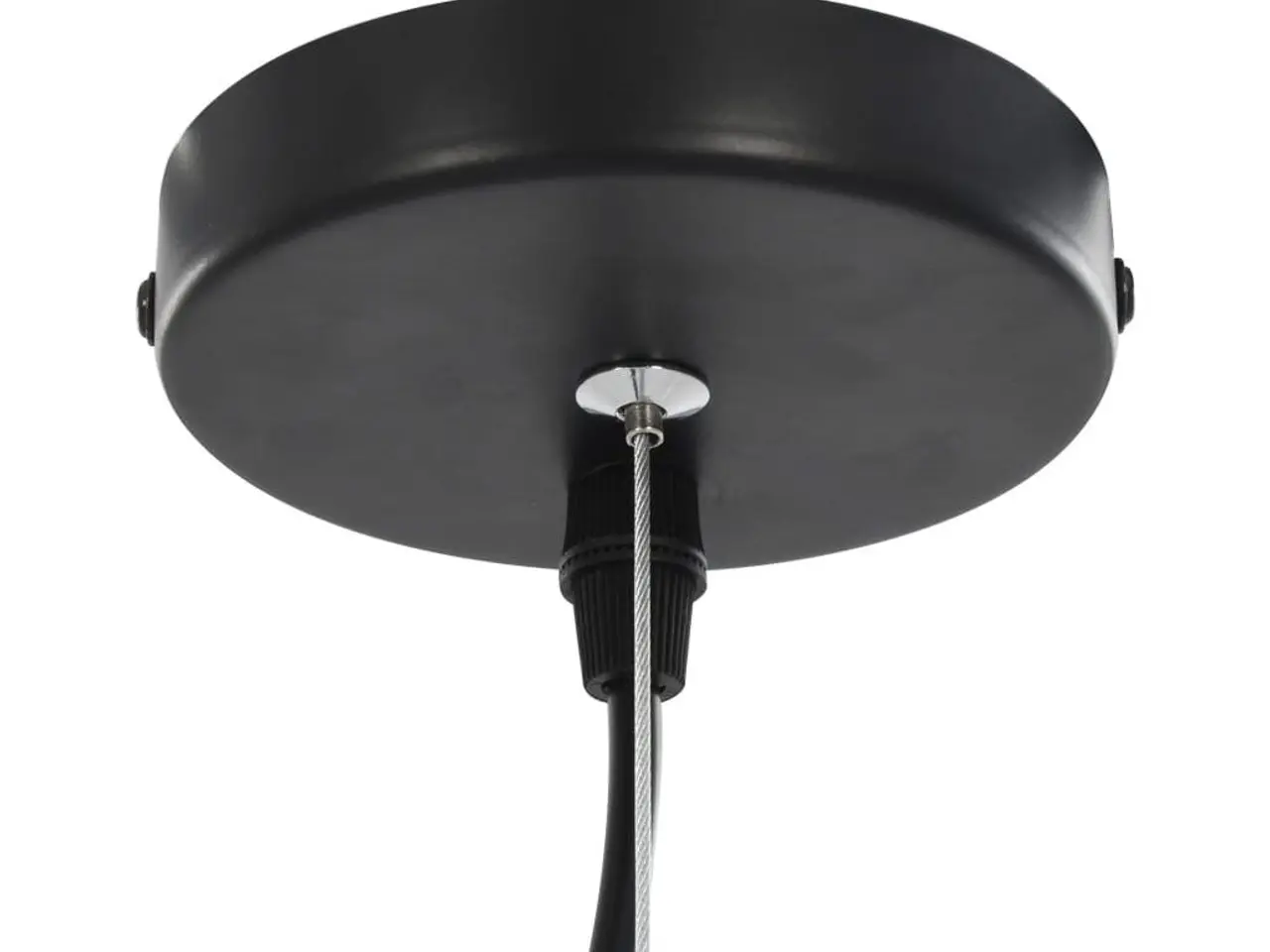 Billede 9 - Loftslamper sæt - halvkugle 40 cm E27, sort/guld (2 stk.)