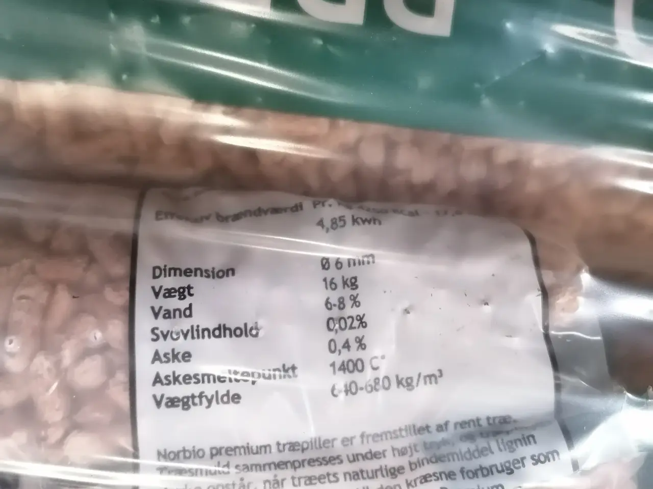 Billede 2 - Træpiller 6mm