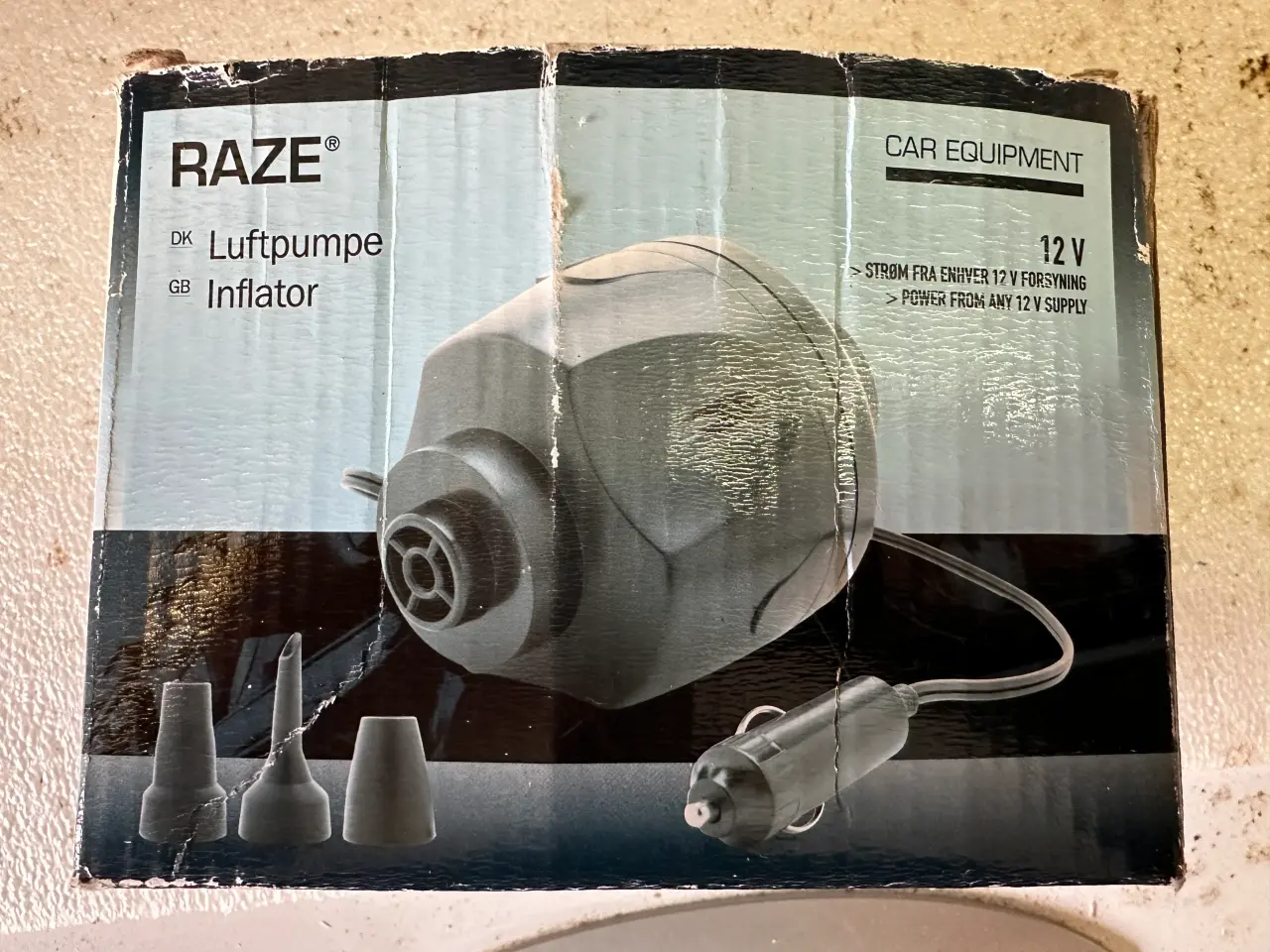 Billede 1 - RAZE 12 volt luftpumpe