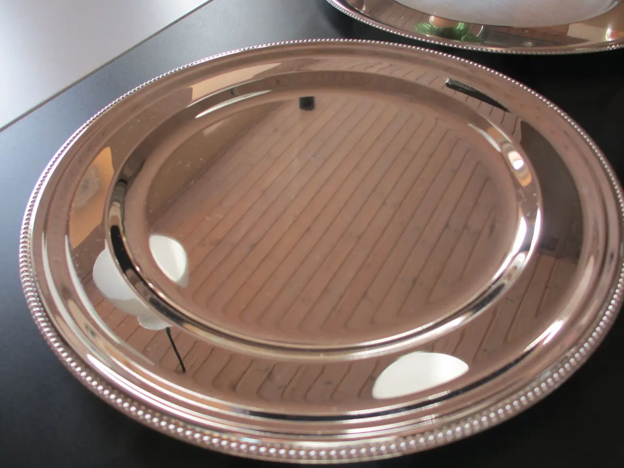 Billede 2 - Forsølvede tallerkener