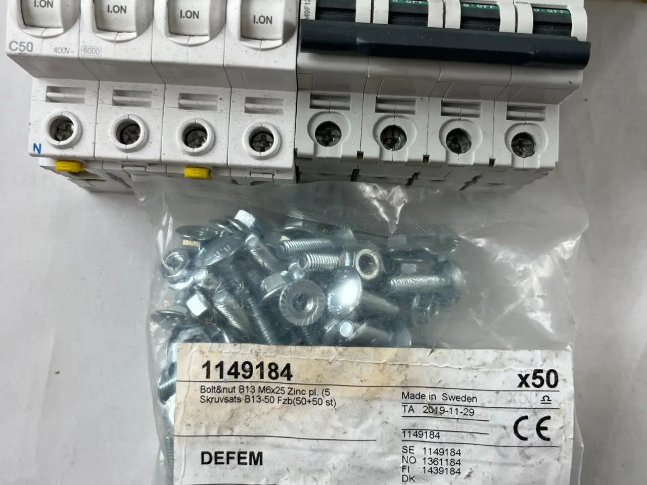 Billede 3 - Schneider Electric iC60N Acti9 Breaker RCCB parti