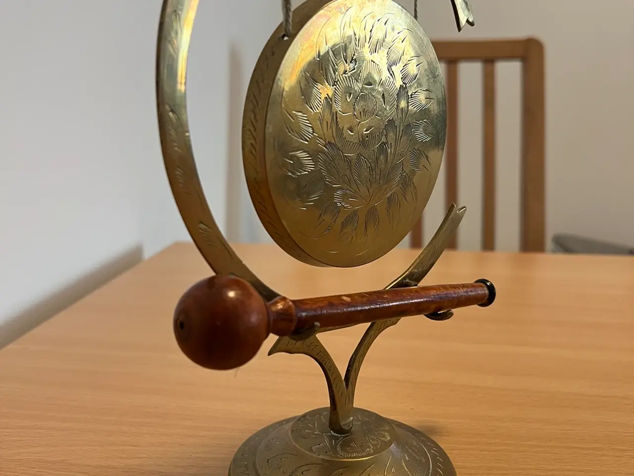 Billede 1 - Vintage messing gongong