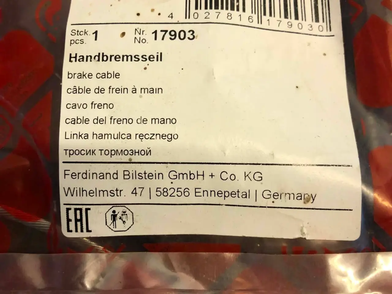 Billede 6 - Bremse dele til Citroen, Fiat, Peugeot (kassevogn)