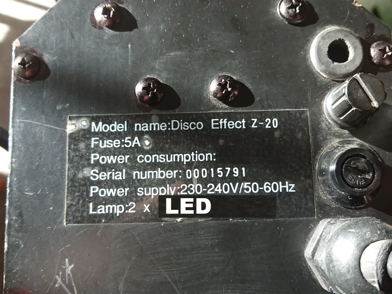 Billede 8 - Udlejers -EUROLITE Z-20 LED 15W