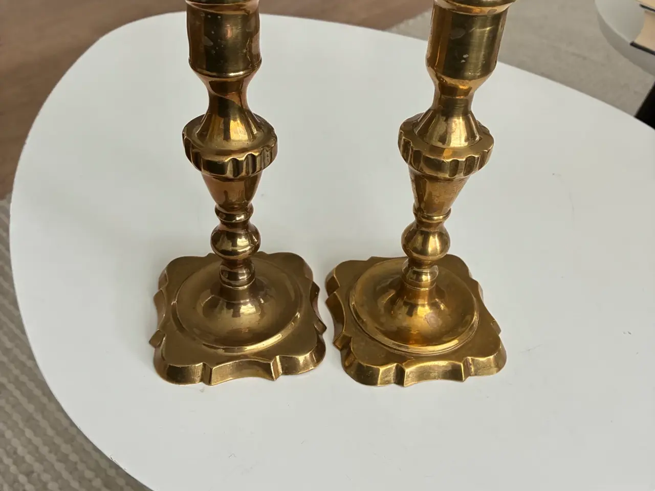 Billede 1 - Messing lysestage