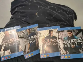 4x Bourne Steelbooks (Uåbnede / Blu-Ray)