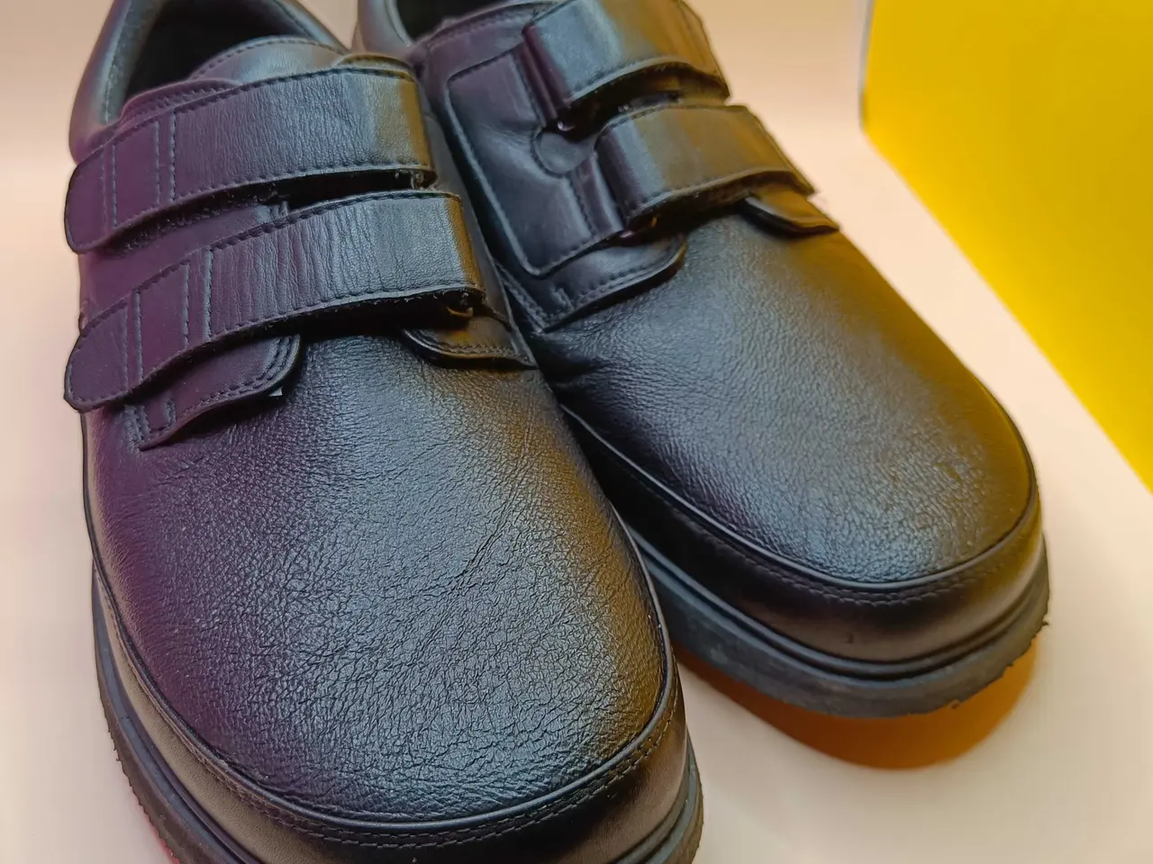 Billede 6 - New Feet sort læder sko 47str