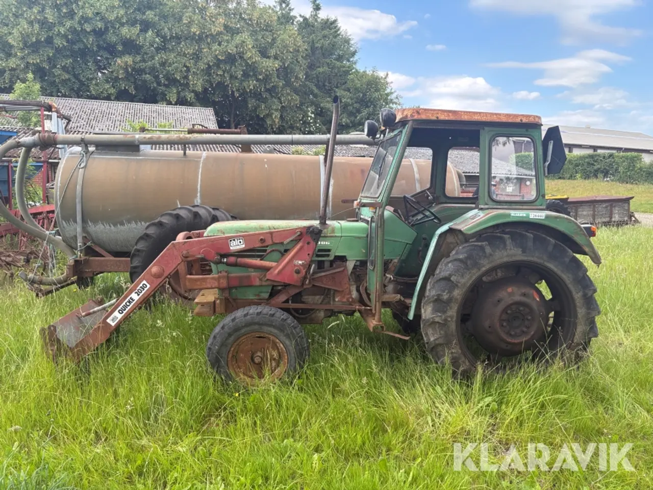 Billede 2 - Veterantraktor Deutz D5006 med frontlæsser