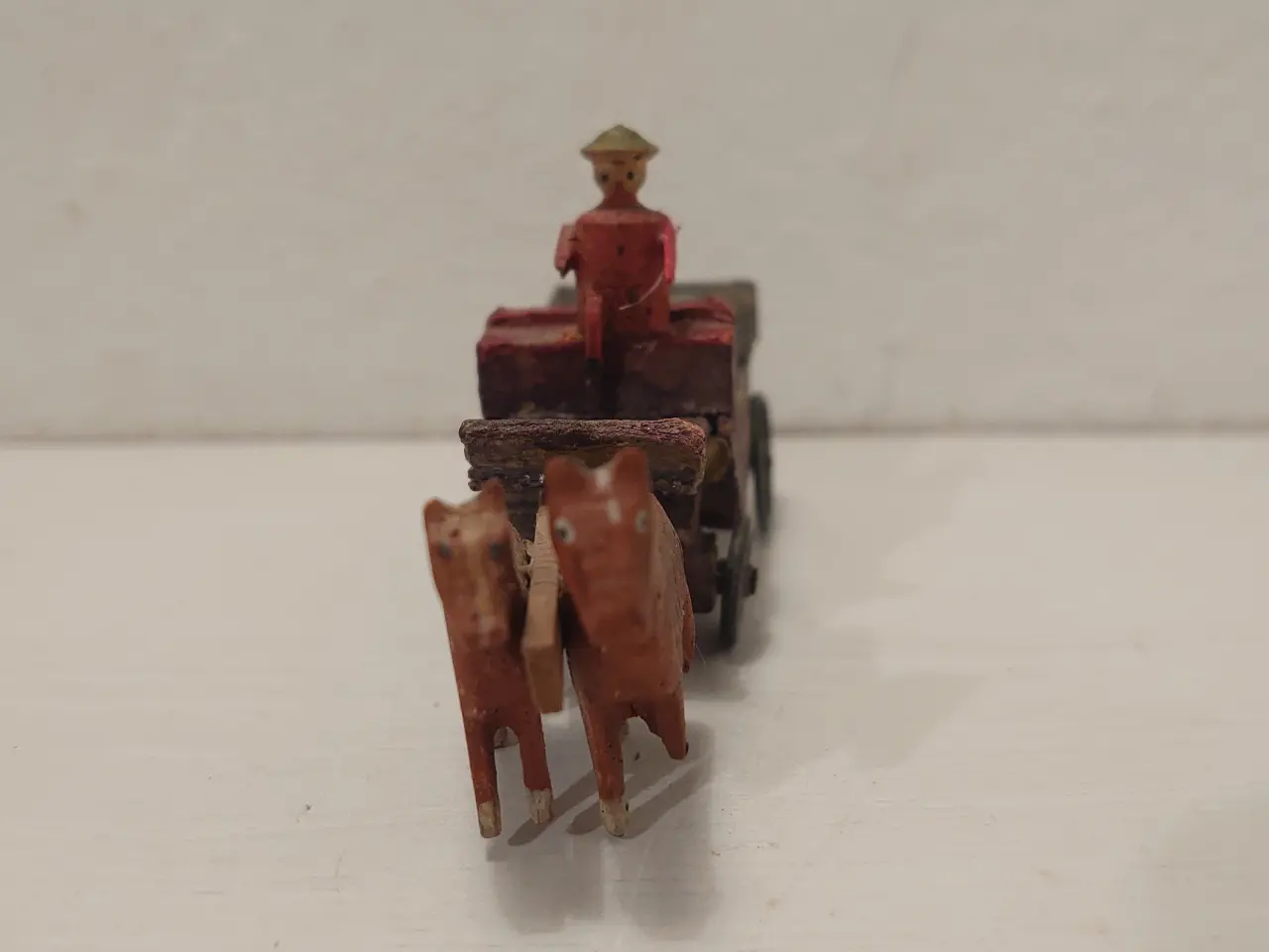 Billede 3 - Erzgebirge:Vogn med kaleche og kusk.Ca 1920