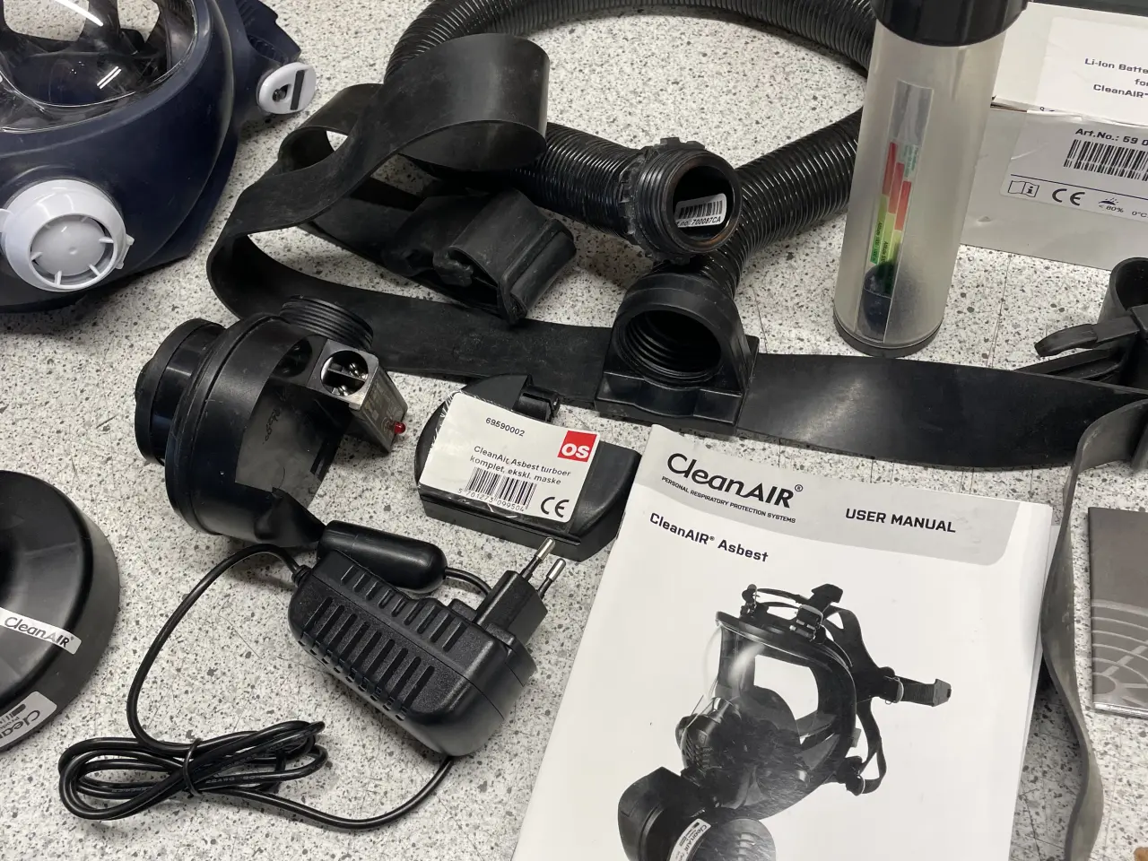 Billede 3 - Cleanair  helmaske m/asbest turboenhed 